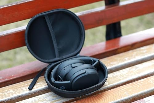 Image of VERTUS Headphone Protective Storage Case Cover for Boat 2025 Launch Rockerz 371 Headphones (Hard Shell|EVA|Black)