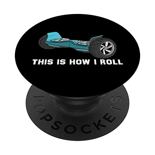 Cool Hoverboard Art Teens Boys Kids Scooter Electric Board PopSockets Swappable PopGrip