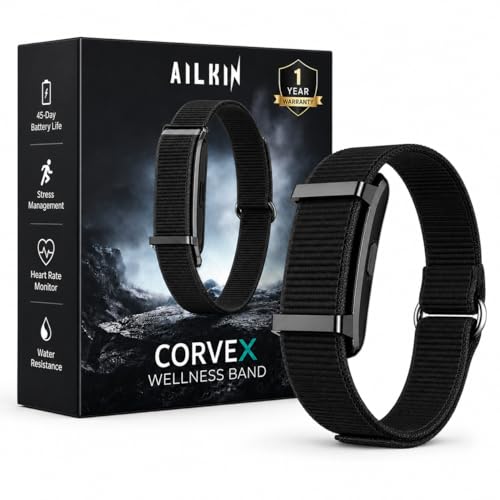 AILKIN Corvex Smart Fitness Band with 45 Days Battery Life Tracker Pro