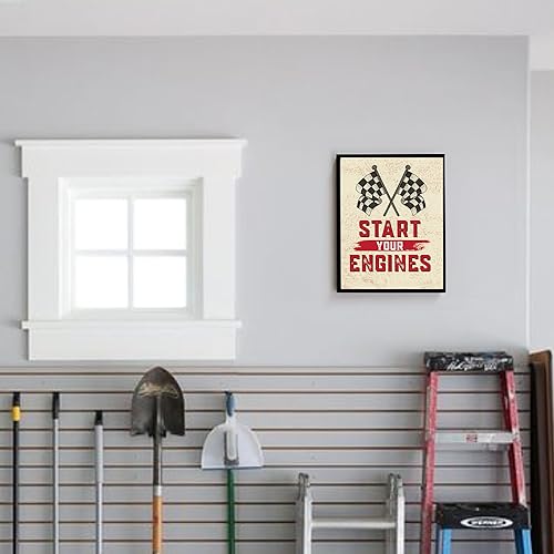 American Luxury Gifts Start Your Engines- Garage Wall Decor thumb #3