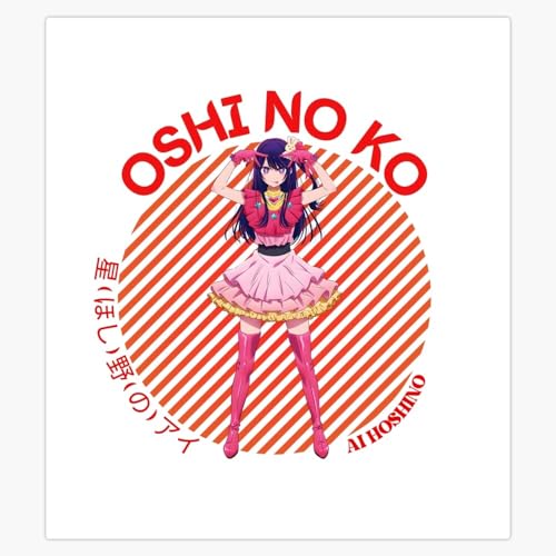 Ai Hoshino Cutes Bumper Sticker Window Water Bottle Decal 5'