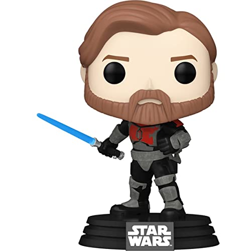 Figurine Funko Pop Star Wars Clone Wars Mando Obi Wan
