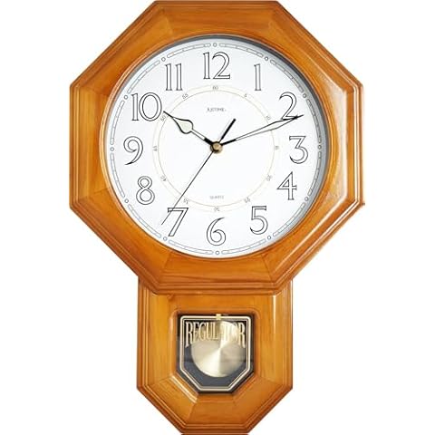 JUSTIME Traditional Pendulum Wall Clock Cover