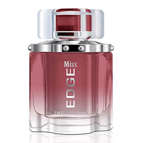 Miss Edge 100mL Eau de Perfume for Women | Fresh Floral Citrus and Sharp Green Notes | Sultry Amber, Mossy, Vetiver and Musk Base | by fragrance artisan Swiss Arabian | Parfum EDP Cologne Spray