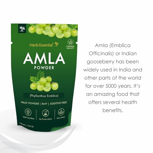 Image of Herb Essential Amla Powder, 100 G (Pack Of 2)