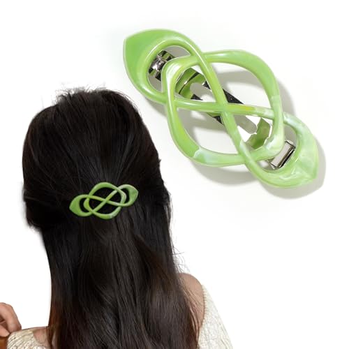 Vintage French Barrette Clips for Women - Classic Medium Hair Accessories for Thick Thin Medium Fine Hair, Cute Styling for Strong Hold.