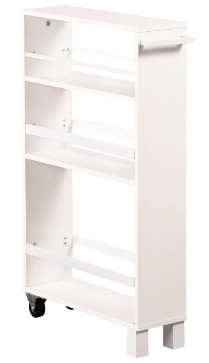 Kesper | regał wnękowy, materiał: płyta wiórowa, wymiary: 50 x 15 cm/wysokość: 79 cm, kolor: biały | 24854 13