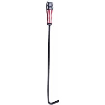 TREGOO Handy Hook Lifting Tool for Manholes with Rubber Handle, American Style T Wrench Hook for Sewer Cover, Changing Heavy Duty Cover Lifter Size 50cm 19 3/4"