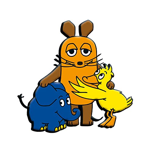 Trötsch Die Maus 3D Magnet Maus und Freunde: Magnet für Kühlschrank Whiteboards oder Büroschränke