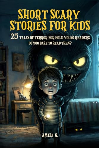 Image of Short Scary Stories for Kids: 25 Terrifying Tales for Brave Young Readers Ages 8-12 - Spine‑Tingling, Suspenseful & Perfect for Nighttime Reading