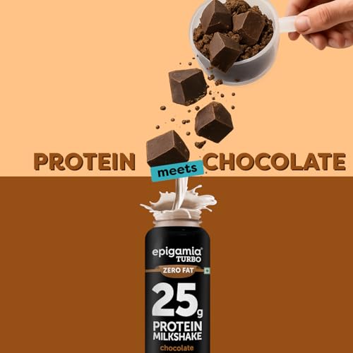 Image of Chocolate Turbo 25 gram Protein Milkshake - 250 ml