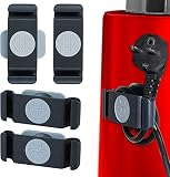 Kabel-Organizer für Kitchen Appliances,Kabelhalter Selbstklebend für Kaffeemaschine Heißluftfritteuse, drehbarer Cord Organizer zum Aufkleben von Küchengeräte (4 Stück)