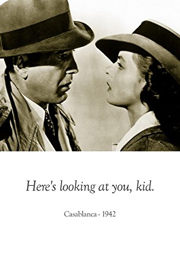 Casablanca – Classic Filme Collecion – Beste Qualität Poster. Tolle Dekoration für Wand. Größe A4