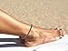 Hematite Anklet Ankle Bracelets for Women - Waterproof Beaded Healing Crystal Anklets, Plus Size Chakra Gemstone Bead Anklet (Stretchy Adjustable - Plain)