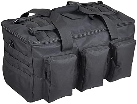 Military Duffel Bag for Men Travel Sports Gym Bag Backpack 50L Large Capacity Multi-Functional Assault Pack (Black) 1 Military Duffel Bag for Men Travel Sports Gym Bag Backpack 50L Large Capacity Multi-Functional Assault Pack (Black)