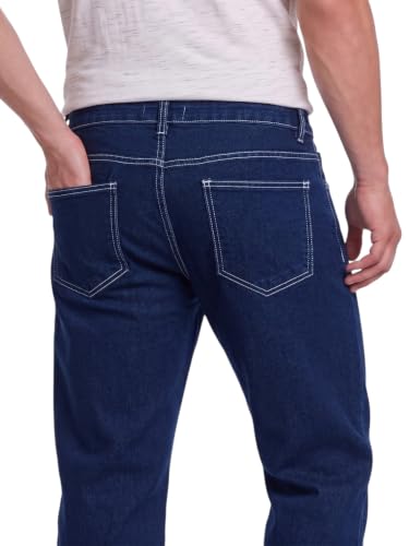 Image of Amazon Brand - INKAST Men Mid Rise Straight Fit Jeans | Denim Wear | Casual Pants | Straight Fit