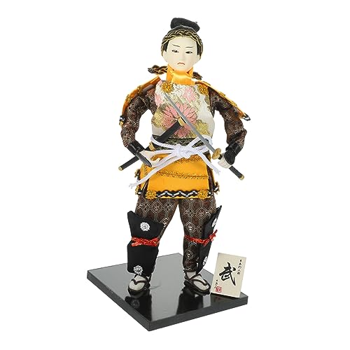KOMBIUDA のサムライ人形フィギュア 卓上用和風装飾 デスクやリビングに飾れるホームデコレーション アートウェア 飾り人形