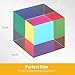 QYUGO® Color Cube in Acrylic (50mm) – Acrylic CMY Color Mixing Desk Toy | STEM Educational Gift for Kids & Adults, Stress Relief Puzzle & Unique Home Office Decor
