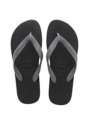 Chinelo Color Mix, Havaianas, Adulto Unissex, Preto/Cinza Aço, 43/44