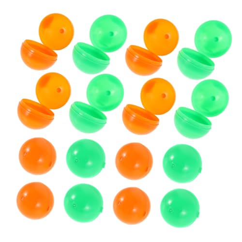 OKUMEYR Prize Balls Capsules 4cm Lightweight Plastic Raffle Balls for School Company and Community Events Bulk Pack