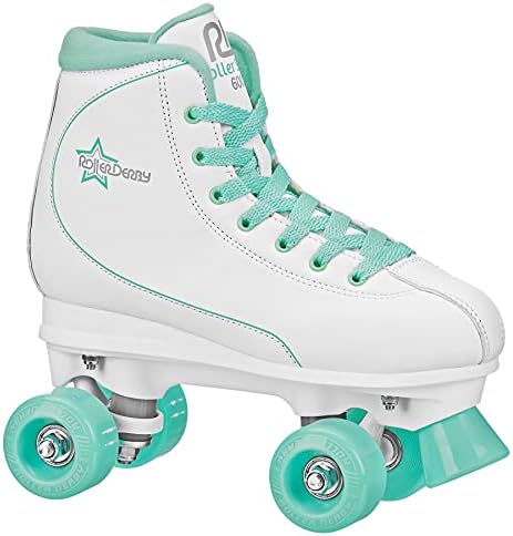 Roller Derby Roller Star 600 Women's Roller Skates, White/Mint, Size 08