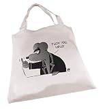 Uli Stein Stofftasche Fuck You, Virus!