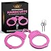 CampCo Uzi Uzi-HC-C-Pink High Tensile Steel Handcuffs with Two Keys, Pink