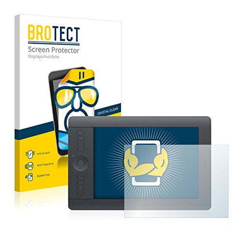 BROTECT Protector Pantalla para Wacom Intuos Pro S Protector Transparente (2 Unidades) Anti Huellas