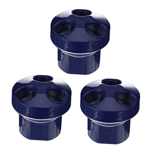 WOONEKY Efficient Air Distribution 3pcs Aluminum Pneumatic Manifold Adapter for Air Tools