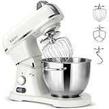 ZACME 8.4QT Commercial Stand Mixer 800W with Aluminum Die Casting Meets the Standard of NSF/ANSI 8-2023, Mixers Kitchen Electric Stand Mixer with Stainless Steel 8L Bowl, Dough Hook, Whisk and Beater