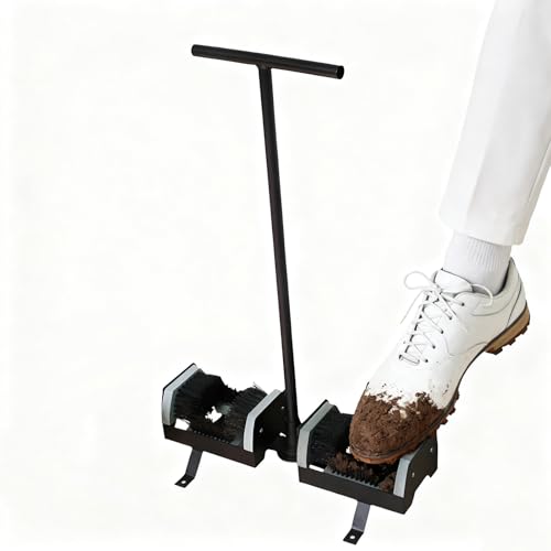 Zware laarzenreiniger, schoenborstel, zware laarzenborstel, buitenlaarsborstel met handvat, vloerbevestigde laarzenreiniger, voor voordeur, tuin