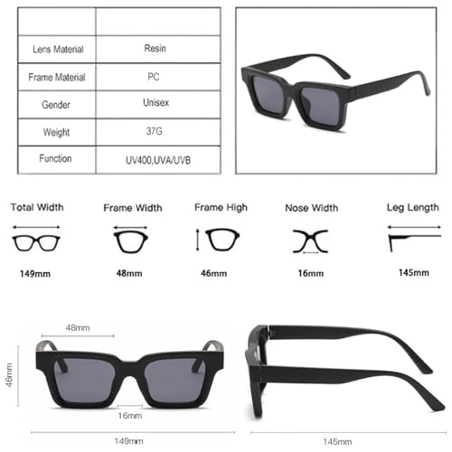 Lunettes de soleil carrées pour vos sorties et vacances