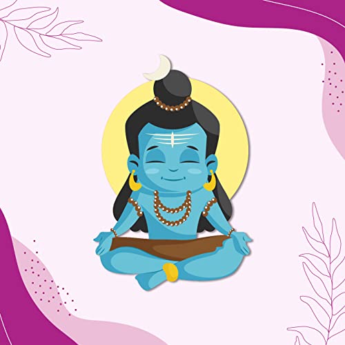 Image of Bhai Please Shiva Mahadev Wooden Fridge Magnet | Lord Shiva Magnet | Mahadev Gift for Devotees | God Magnet for Home Decor | Divine Gift for Shiv Bhakts | Pack of 1