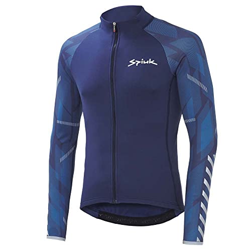 Spiuk Top Ten Maillot M/L pour Homme Bleu
