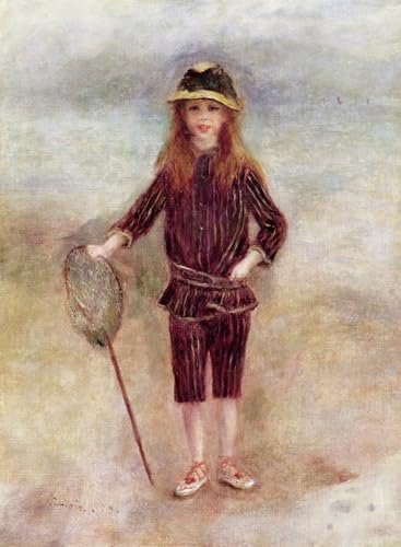 Affiche impression d'art Renoir la petite pêcheuse image sur toile mural