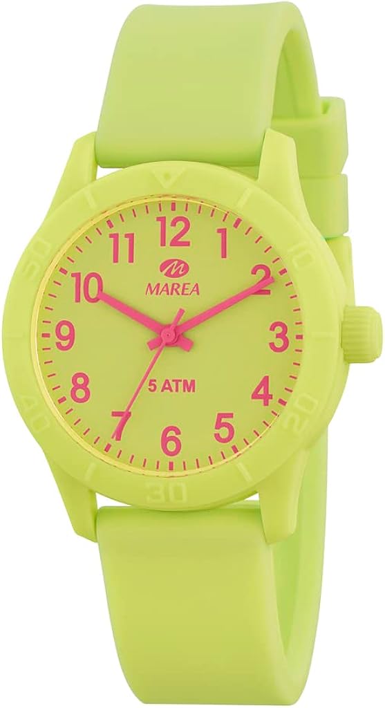 Marea Waves Basic Colors S B35349/8 - Pulsera de silicona verde claro, Blanco