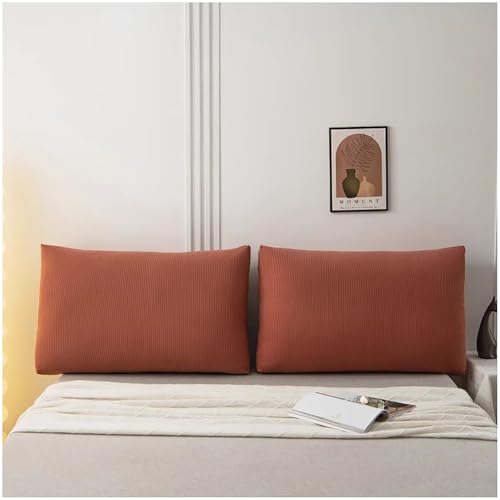 Coussin de lecture grand format dossier de lit et support lombaire orange