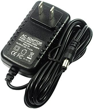 Miniatura 2 de TMEZON toma de corriente con conversor y adaptador AC 100-240V a 12 V y 2 A, de 2.1 mm x 5.5 mm, conversor adaptador de 12 V para sistema de