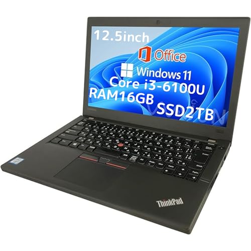 yςݕizm{ m[gPC X260 /12.5^/Core i3-6100U/Win11 Pro/MS Office H&B 2019 /wajunWIFI/Bluetooth/HDMI/16GB/e2TB SSD