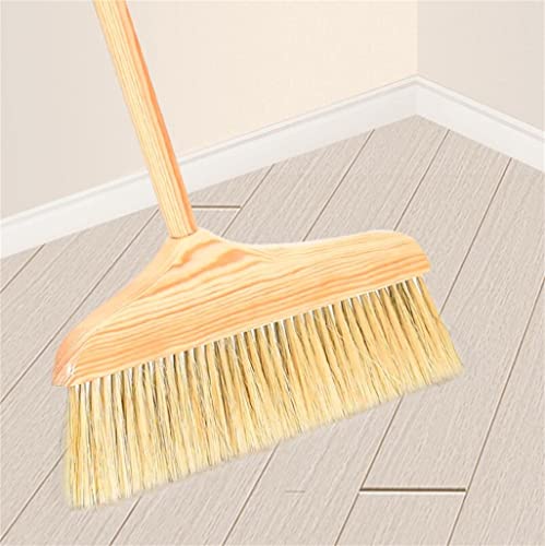Kehrbesen, Schweineborsten, Besen- und Kehrschaufel-Set, Haushaltsbesen-Kombination, weicher Haarbesen (D wie abgebildet) – Bild 5