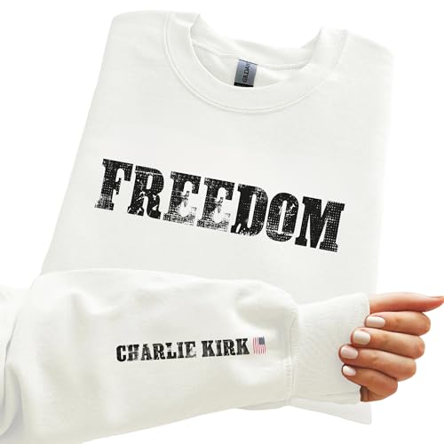 Charlie Kirk Freedom Sweatshirt – Justice for Charlie Kirk Sweatshirt, Freedom Hoodie, Freedom Tee