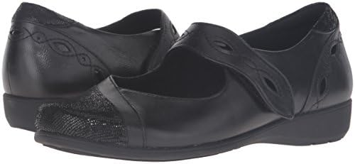 Aravon womens Alana-ar Mary Jane Flat, Black, 6.5 US | Image 6