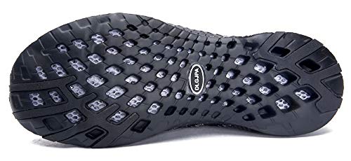 DLGJPA Women's Quick Drying Water Shoes for Beach or Water Sports Lightweight Slip On Walking Shoes Allblack - Thumbnail 6