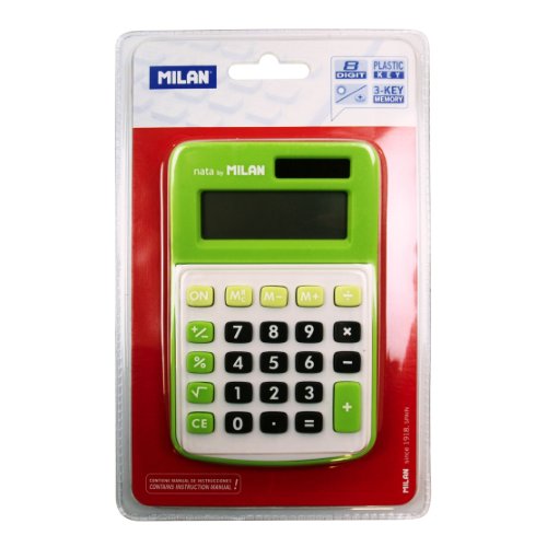 Kalkulator Milan 8 pozycyjny, zielony