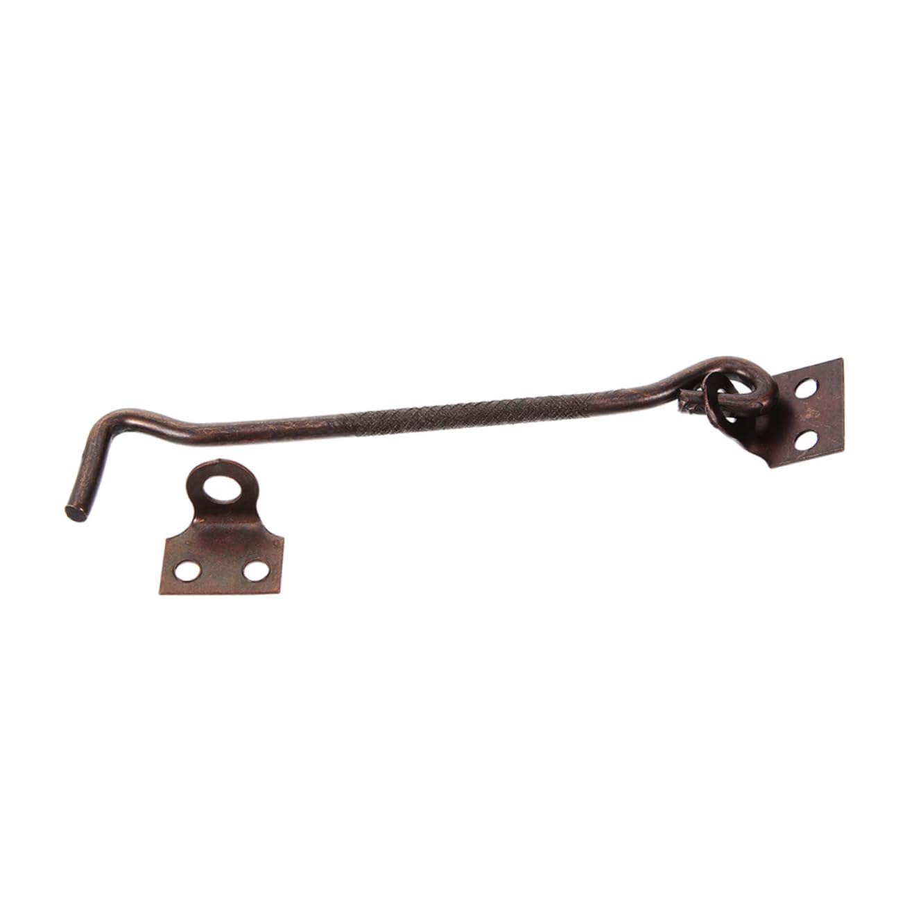 SOLUSTRE Traditional Window Hook Latch Safety Hasp Barn Door Lock Kit Iron Latch for Home