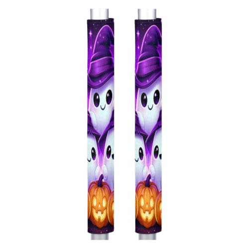Image of Halloween Refrigerator Door Handle Covers Set of 2 Fridge Door Handle Decor