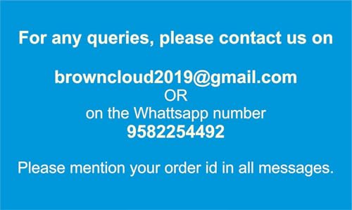 Image of Brown Cloud Personalized Printed Message /Name /Quote Gift Tags /Card /Label for Party, Wedding, Birthday, Return Gift, Thank You (Pack of 60) (GT029)