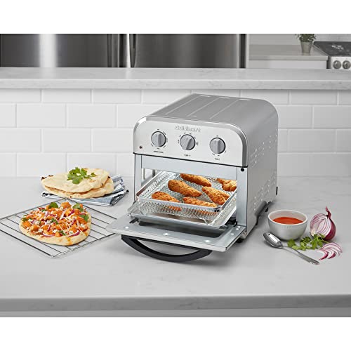Cuisinart Toa-26 Compact Airfryer/Convection Toaster Oven Stainless Steel Bundle With 1 Yr Cps Enhanced Protection Pack #TOP6