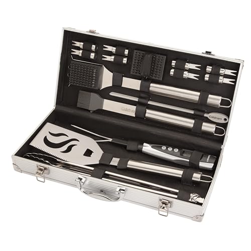 Cuisinart 20-Piece Deluxe Stainless Steel Grill Tool Set - CGS-5020 by Cuisinart - Used condition - US$28.85