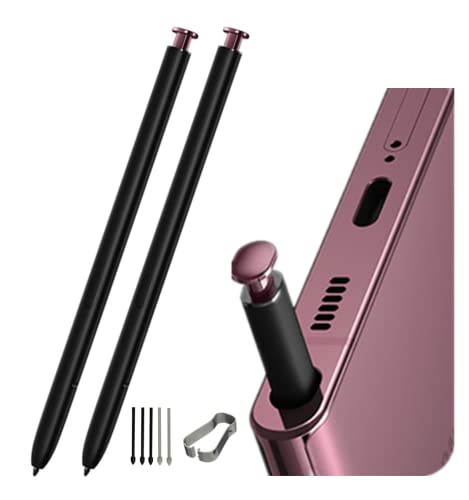 2Pcs S22 Ultra Stylus S Pen Replacement for Samsung Galaxy S22 Ultra Without Bluetooth (Burgundy)